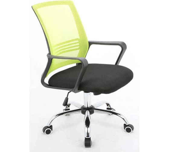 Изображение товара Кресло офисное ALSAV AL 776 ткань/сетка, черный/зеленый 00000046