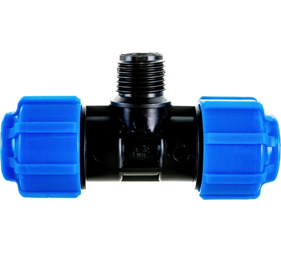 Изображение товара Тройник с наружной резьбой Политэк 20х1/2х20 ТПК-АКВА 51201220