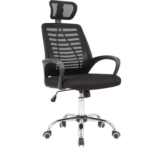 Изображение товара Кресло офисное ALSAV AL 777 ткань/сетка, черный/черный 00000057