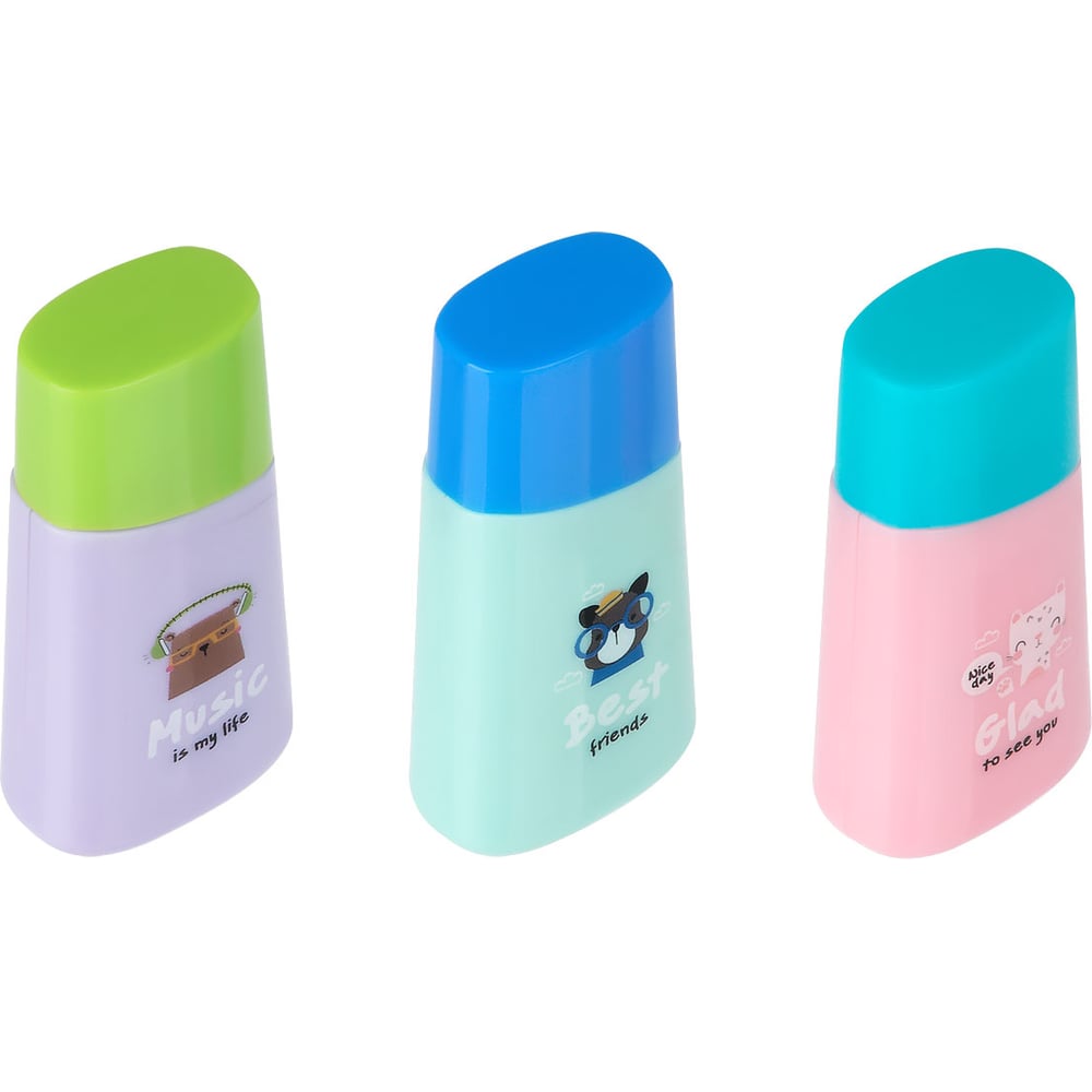 Изображение товара Корректирующая лента MESHU Best friends, 5 мм х 6 м, дисплей-бокс, ассорти 359567