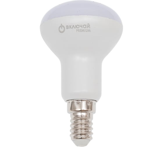 Изображение товара Светодиодная лампа Включай 6W E14 R50 4000K 220V пластик+алюминий LED PREMIUM R50-6W-E14-W 1007823
