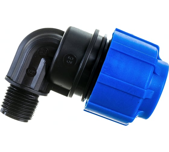 Изображение товара Отвод с наружной резьбой Политэк 25х1/2 ТПК-АКВА 50012512