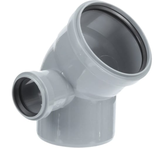 Изображение товара Отвод ПОЛИТЭК 110х45 град. с выходом 50, левый 34511050Л