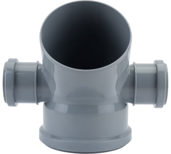 Изображение товара Отвод Политэк 110х45 градусов, с выходом 50, левый+правый 34521050Л 345111050ЛП
