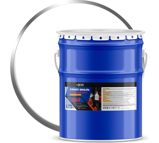 Изображение товара Грунт-эмаль по ржавчине 3 в 1 ABC FARBEN HiJOY термостойкая белый (20 кг) 4300015967