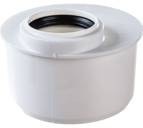 Изображение товара Эксцентрический переход для бесшумной канализации ПОЛИТЭК из ПП диаметр 110/50 короткий 500511050к