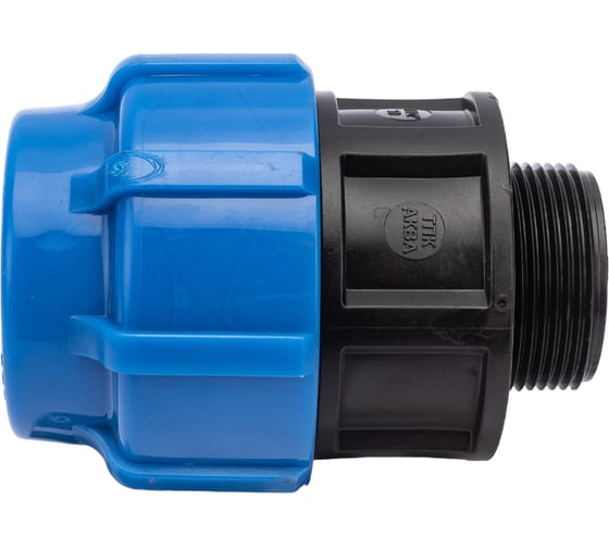 Изображение товара Муфта Политэк с наружной резьбой 50х1 1/2 ТПК-АКВА 50030050