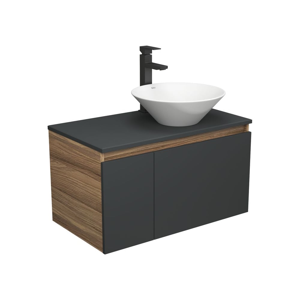 Изображение товара Комплект для ванной Bauedge 3 предмета тумба раковина смеситель BAU Dream D43