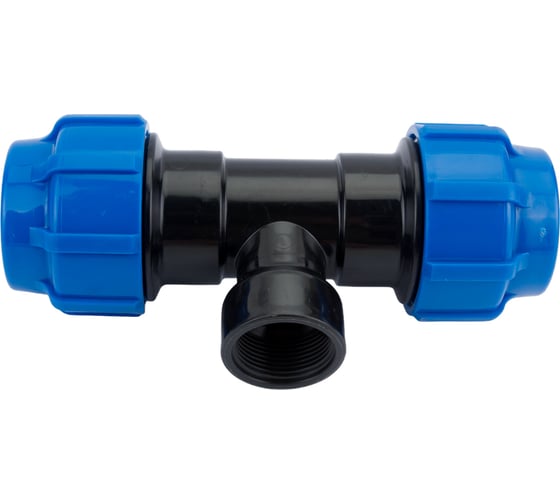 Изображение товара Тройник с внутренней резьбой Политэк 50х1 1/4х50 ТПК-АКВА 52511450