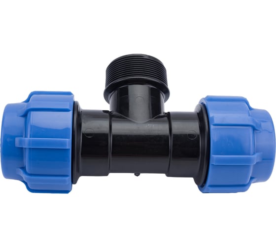 Изображение товара Тройник с наружной резьбой Политэк 50х2х50 ТПК-АКВА 51500250