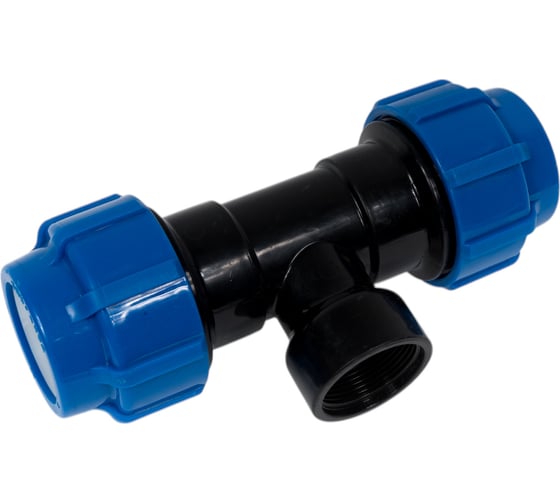 Изображение товара Тройник с внутренней резьбой Политэк 50х1 1/2х50 ТПК-АКВА 52511250