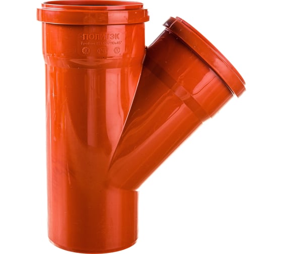 Изображение товара Тройник ПОЛИТЭК 110x110/45 градусов 200311045