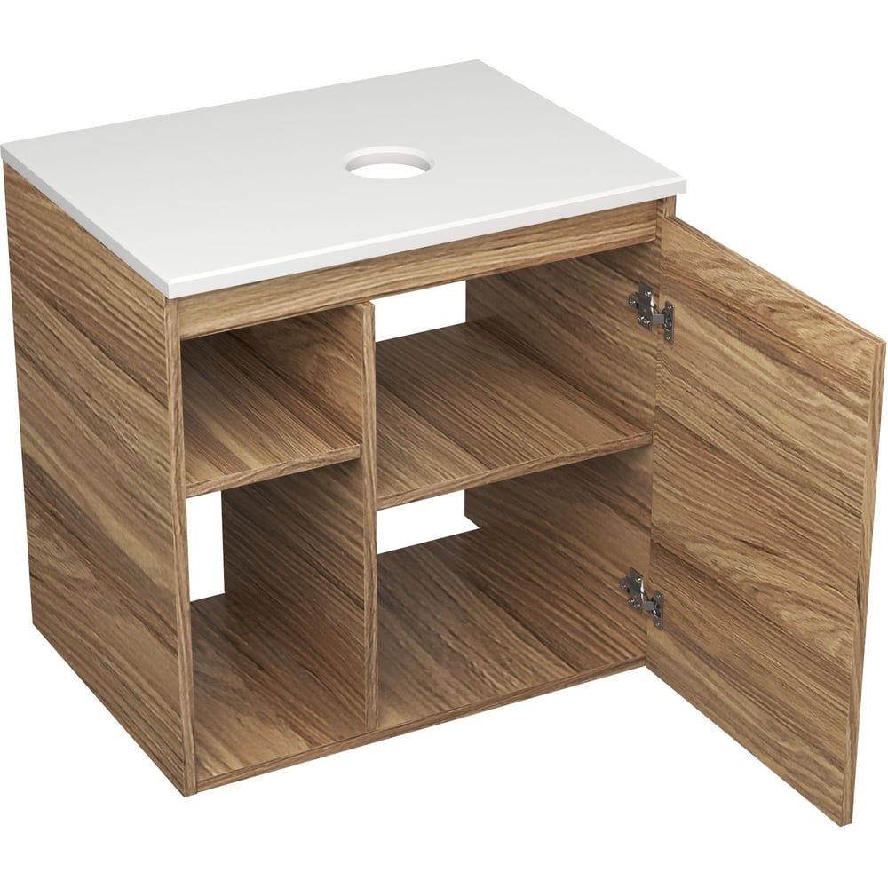 Изображение товара Тумба Bauedge Bau Dream Blackwood 60 правая, раковина BAU Spectrum mini 47х24 SD3207