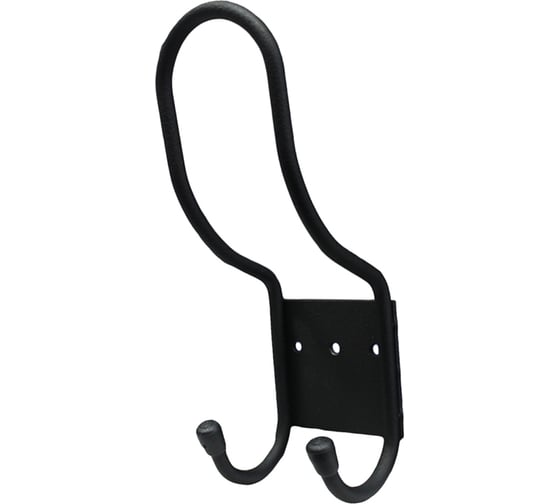 Изображение товара Крючок Lucky Guy двойной ЭКО 190*80*65мм, Черный 600 03 19080 65 4