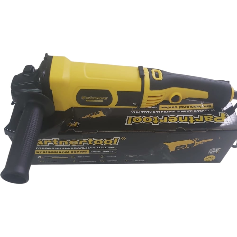Изображение товара Углошлифовальная машина PARTNERTOOL PAG125-1200LCE 125 мм 1200 Вт профессиональный