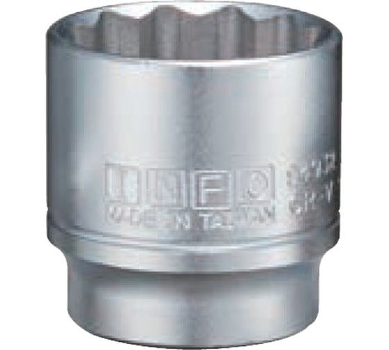 Изображение товара Головка короткая 12-гранная INFO 22 мм, 3/8DR 93922