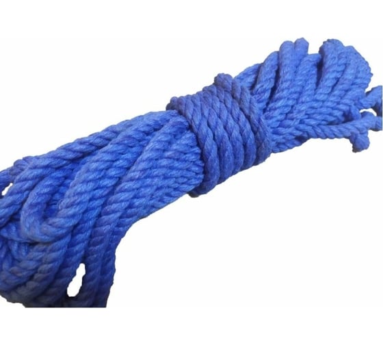 Изображение товара Хлопчатобумажный канат ЭБИС 6 мм 20 м синий 70586