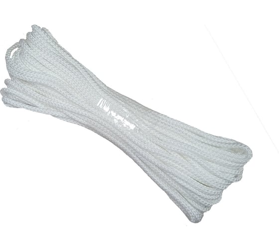 Изображение товара Капроновый фал Сибшнур д. 6 мм, 20 м 20416