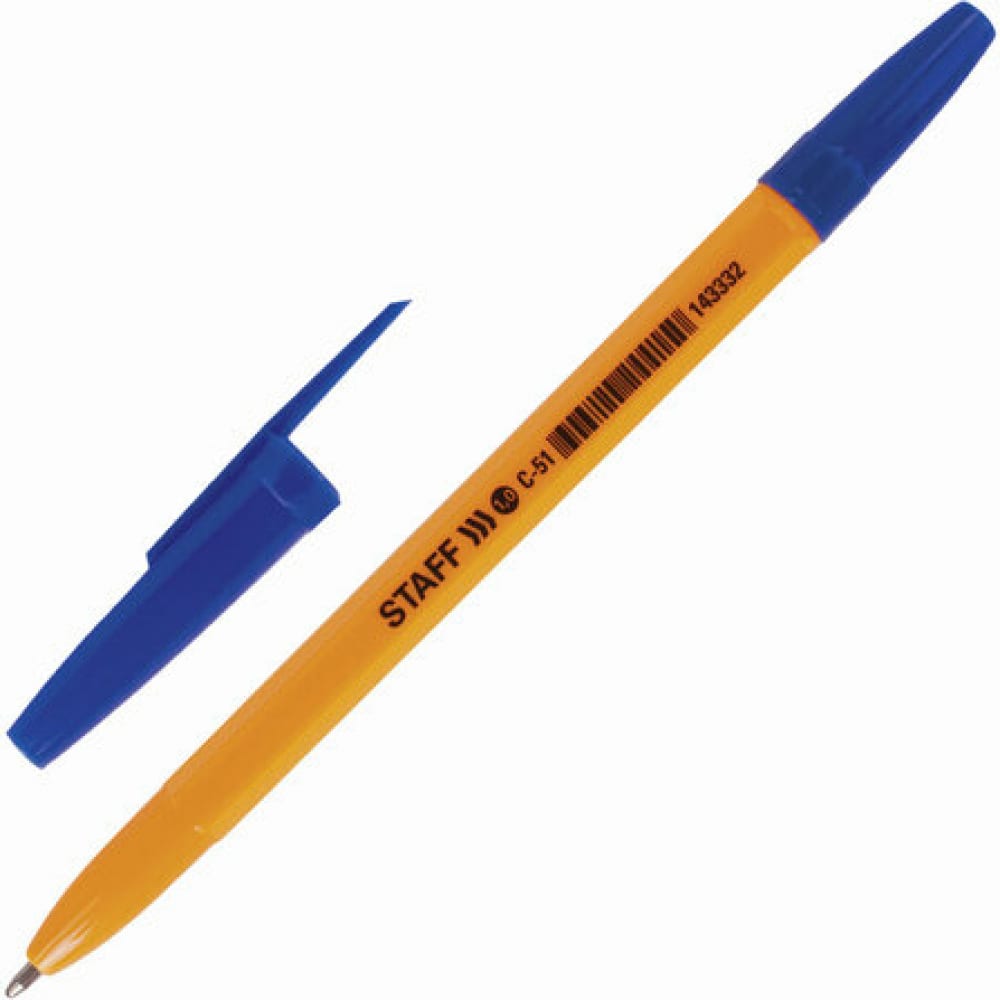 Шариковая ручка Staff стандартный штамп staff