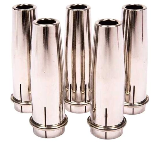 Изображение товара Сопло газовое сильно коническое PLAZWELD 14 мм, 5 шт 145.0127