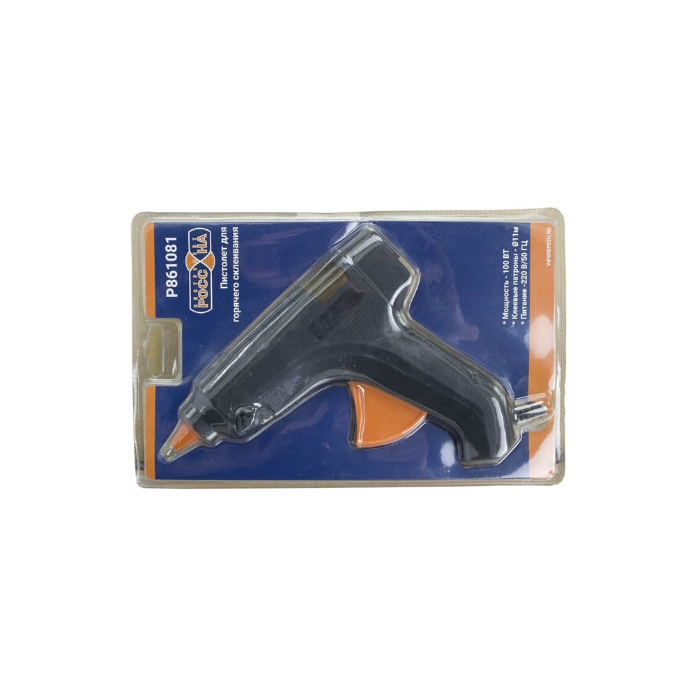 Изображение товара Пистолет для горячего склеивания РОССНА Ø11мм 100 Вт Р861081