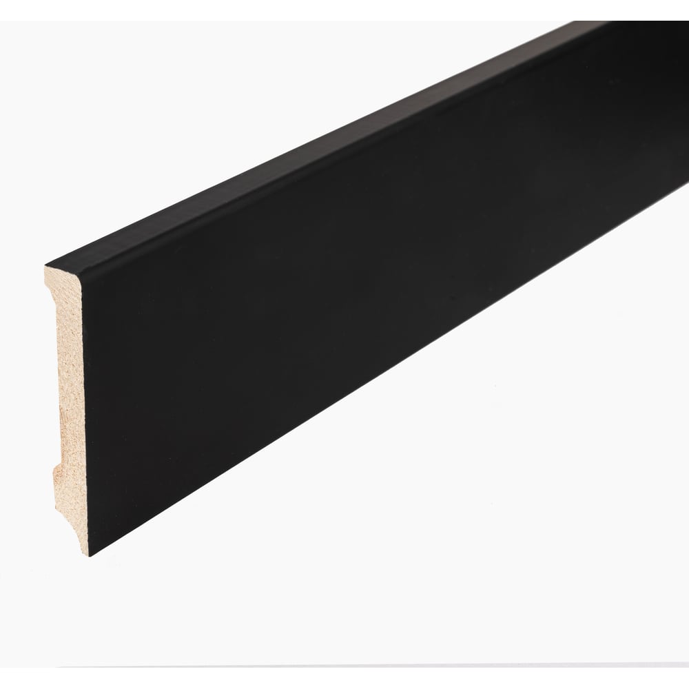Изображение товара Деревянный плинтус Русский профиль 80х16х2400 мм черный софт