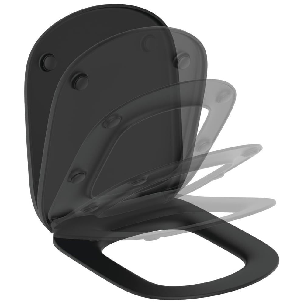 Изображение товара Сиденье для унитаза Ideal Standard TESI дюр микр черный T3529V3