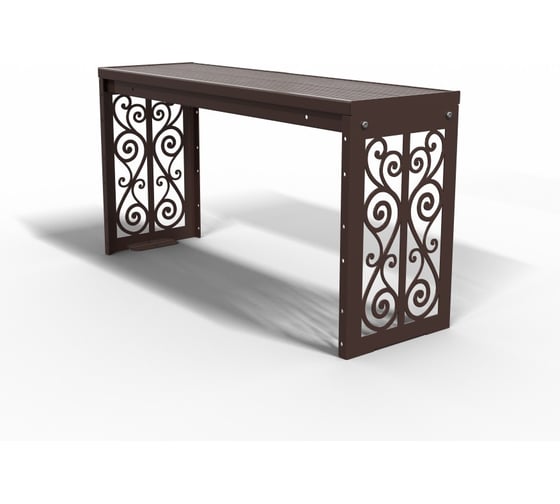 Изображение товара Крыльцо к дому АрсеналЪ Дополнительная 3 ступень Классика ДПК (уличная лестница, приступок, входная лестница) серия ARSENAL AVANT мод. AR18V4158H9-06