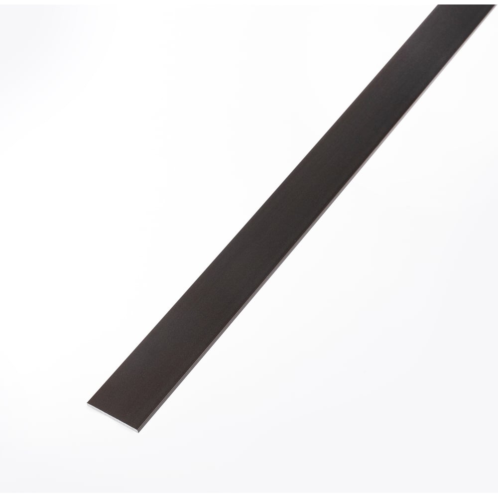 Изображение товара Полоса РУССКИЙ ПРОФИЛЬ 20 мм, 2,7 м анодированная черная, 10 штук