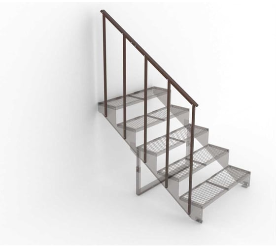 Изображение товара Перила к крыльцу на 5 ступеней прямые Универсал, ПВЛ серия ARSENAL AVANT АрсеналЪ AR18G7168H9-06