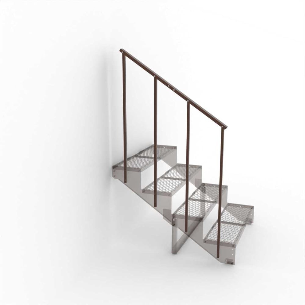 Изображение товара Перила к крыльцу на 4 ступени прямые Универсал ARSENAL AVANT АрсеналЪ AR18G7158H9-06