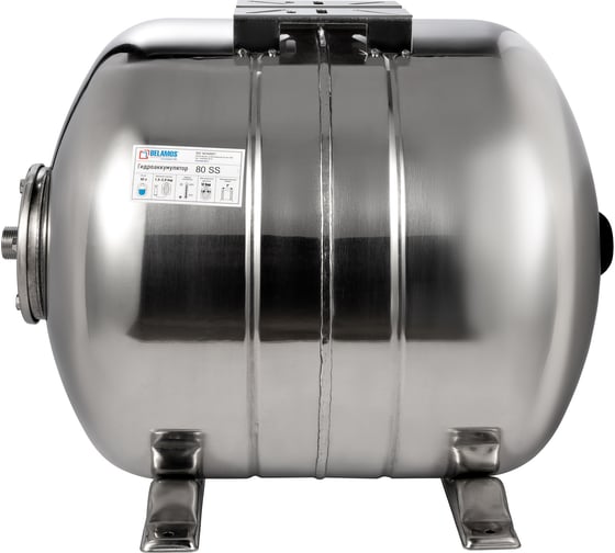Изображение товара Гидроаккумулятор нержавейка, горизонтальный Беламос 80SS