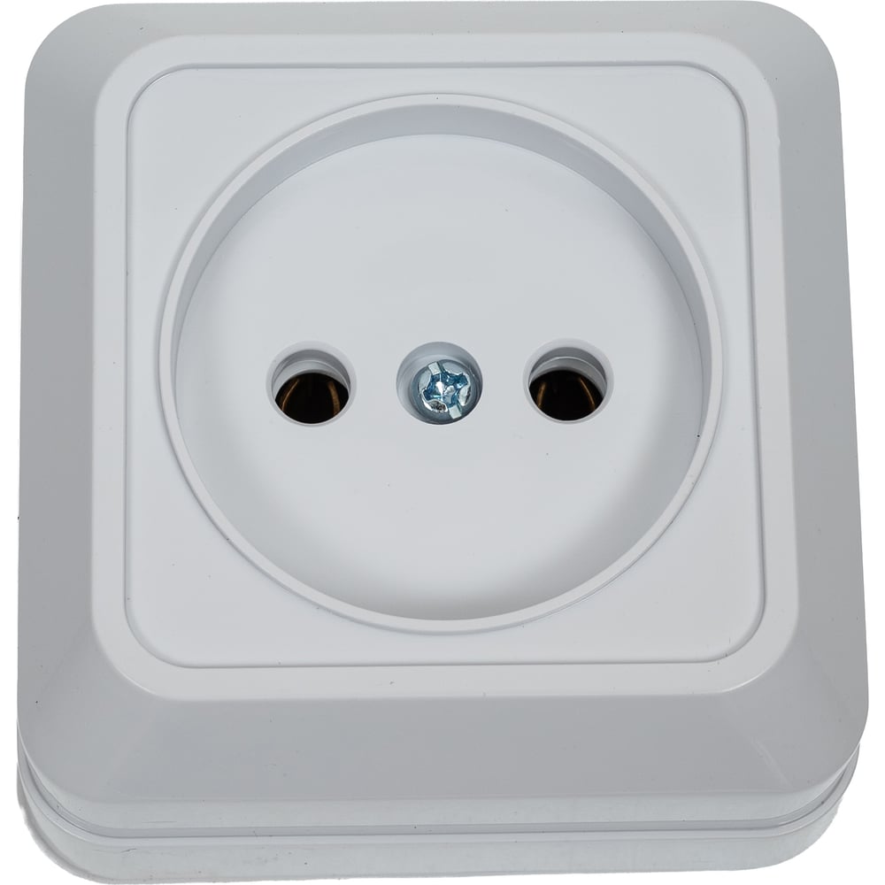 Изображение товара Розетка TANGO без заземления белый 10А 250В монтаж накладной