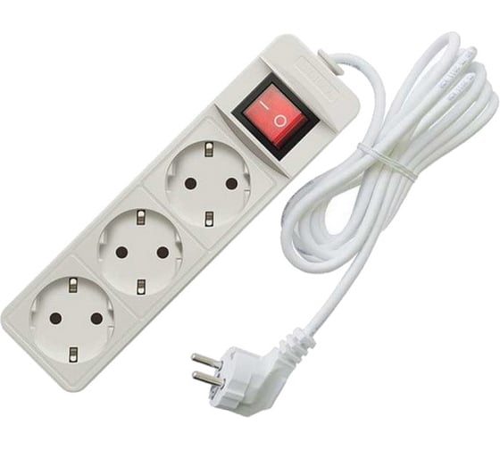 Изображение товара Удлинитель TANGO 3х5 ПВС 16А с заземлением с переключателем 1/ 20 1016380