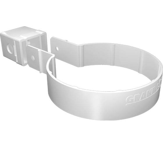 Изображение товара Хомут трубы Grand Line GrandLine Kliker ПВХ GL Premium белый и.уп. 249084