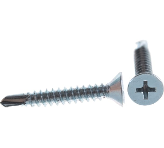 Изображение товара Саморез ЦКИ DIN7504-O JP82 4.8x80 мм, сверлоконечный, Ц, Ph 2, 25 шт. 3509819