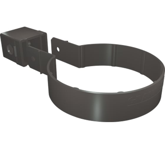 Изображение товара Хомут трубы Grand Line GrandLine Kliker ПВХ GL Premium графит и.уп. RAL 7024 254877