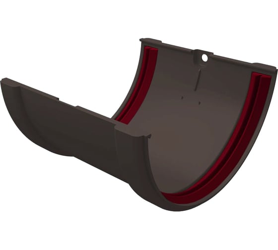 Изображение товара Соединитель желобов GrandLine ПВХ, графит RAL 7024 254872