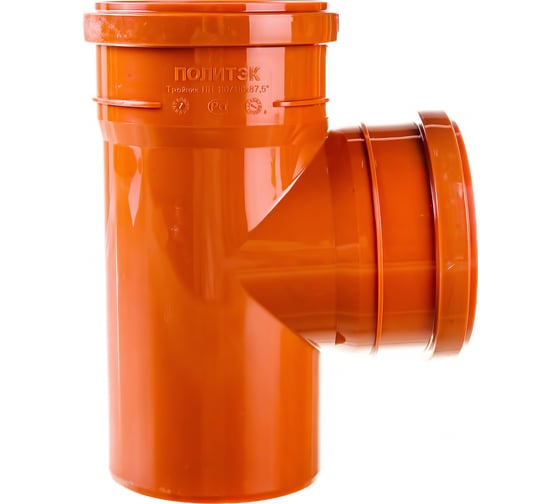 Изображение товара Тройник ПОЛИТЭК 110х110/87 град. 200311087