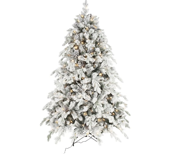 Изображение товара Искусственная ель BEATREES Crystal Queen зеленая, заснеженная, 1070 LED ламп, теплый белый цвет, 3 м 1050330Л