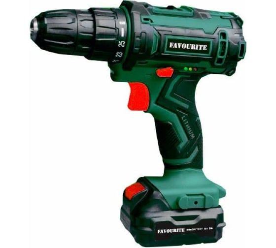 Изображение товара Акк. дрель-шуруповёрт FAVOURITE DC 1202B PROMO 12В, 2Ач, 22Нм Li-ion 101101222