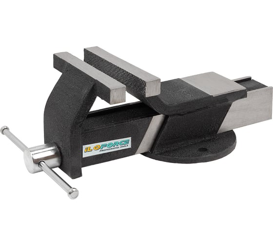 Изображение товара Тиски стальные iLOFORCE с наковальней 3" (80мм) IF-6540803(60991)