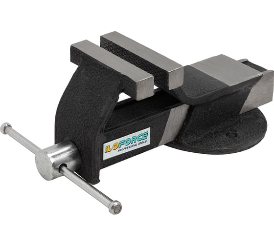 Изображение товара Тиски стальные iLOFORCE с наковальней 4" (100мм) IF-6540704(60987)