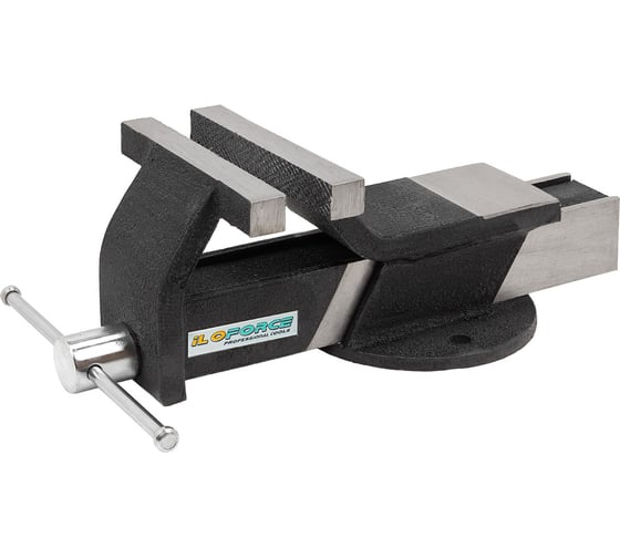 Изображение товара Тиски стальные iLOFORCE с наковальней 5" (125мм) IF-6540705(60988)