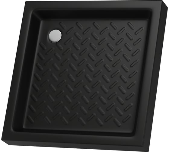 Изображение товара Душевой поддон RGW 90х90х10 CR-099-B Черный/Квадрат, 60 мм, керамический 19170199-04
