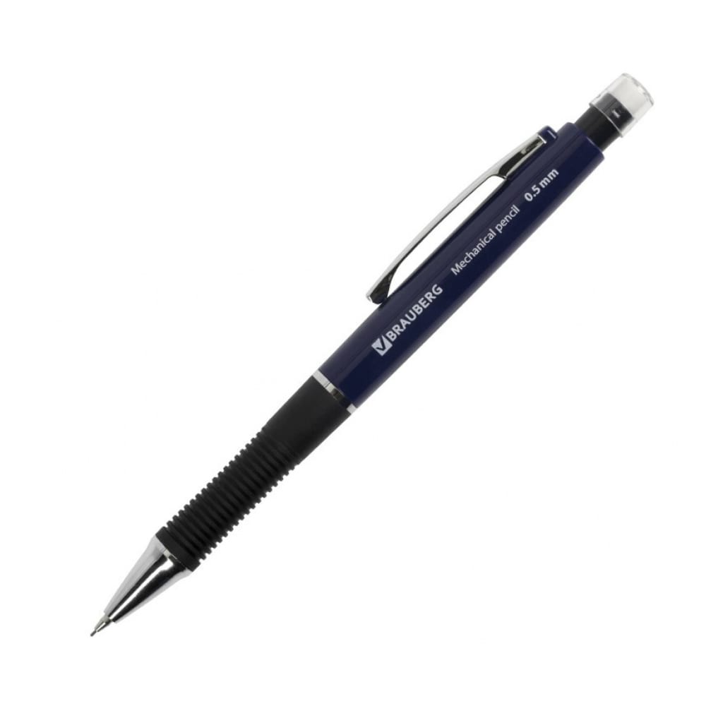 Механический карандаш BRAUBERG трехгранный чернографитный карандаш brauberg