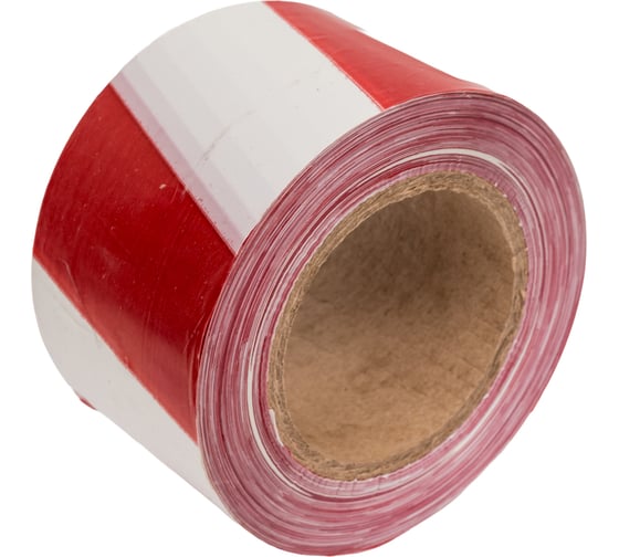 Изображение товара Лента сигнальная SAMGRUPP 75 мм./200 м. красно-белая SR-069075200