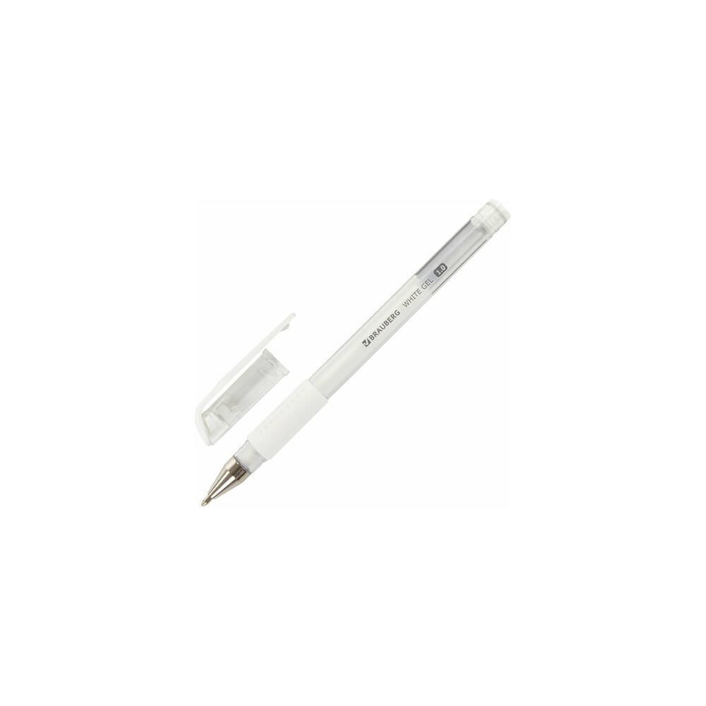 Гелевая ручка BRAUBERG ручка гелевая ная crown hjr 500p чернила пастель белая узел 0 7 мм