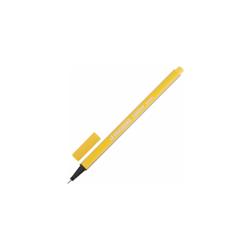 Капиллярная ручка-линер BRAUBERG ручка капиллярная набор sakura pigma micron manga разные типы 8 штук чёрный