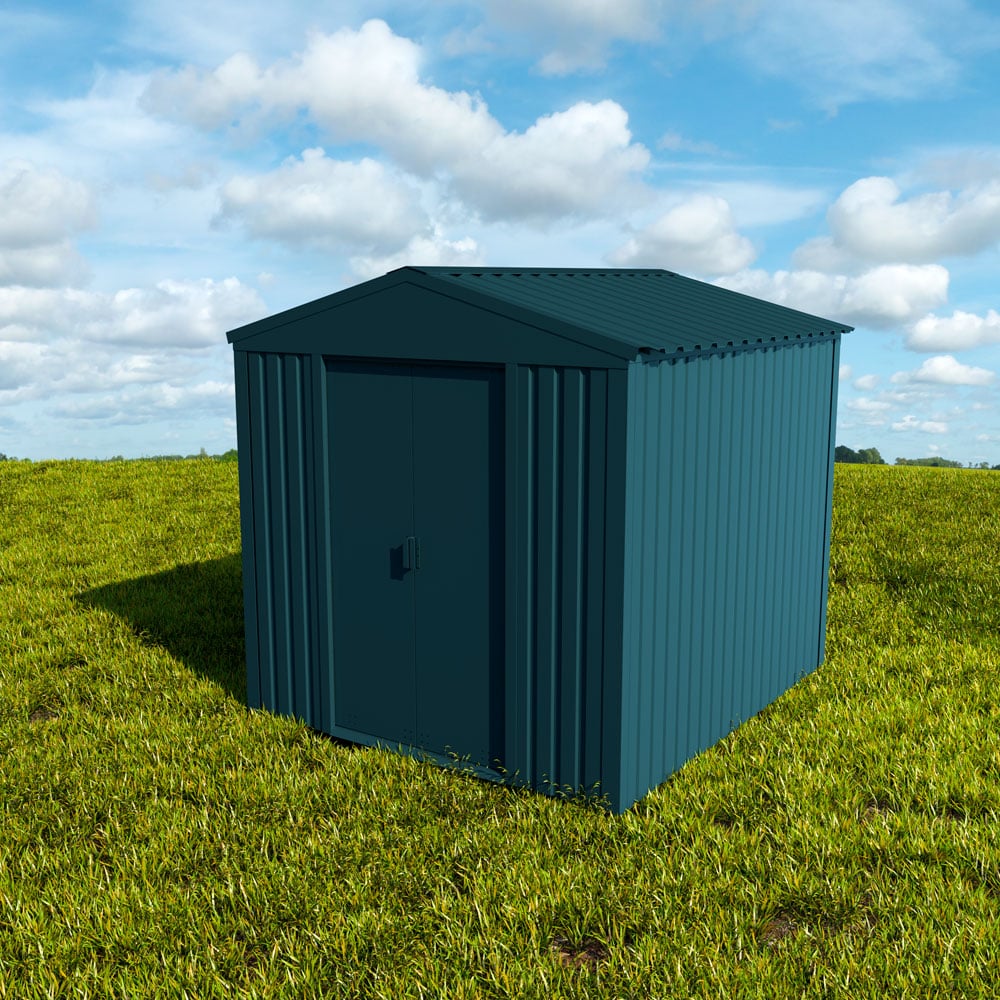 Изображение товара Хозблок для дачи сборно-разборный из металла Чебоксарский завод СТЭП 2,024x2,130x2,080 м серый RAL